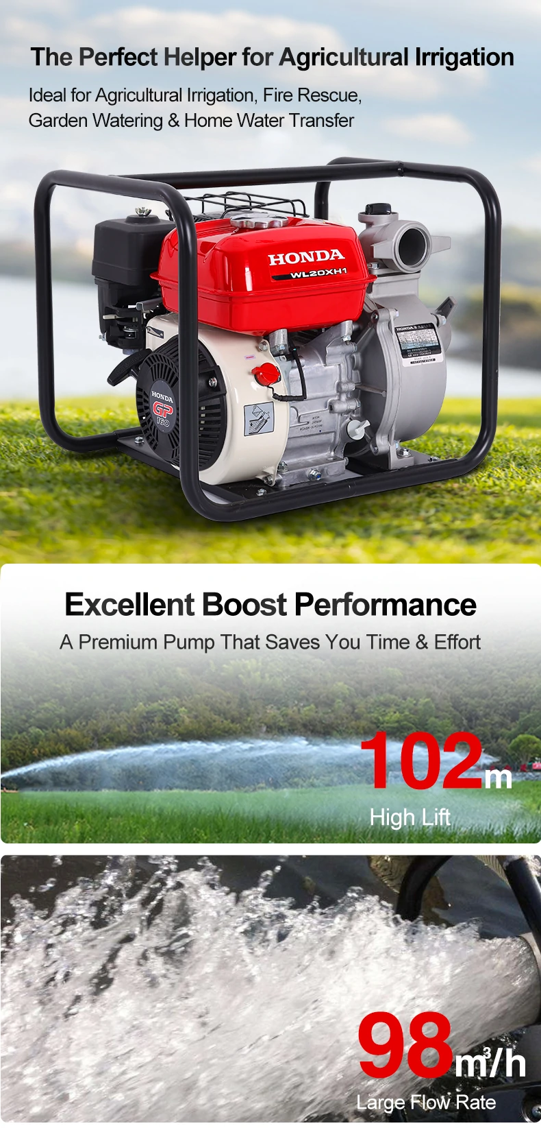 2 Inch Honda Water Pump