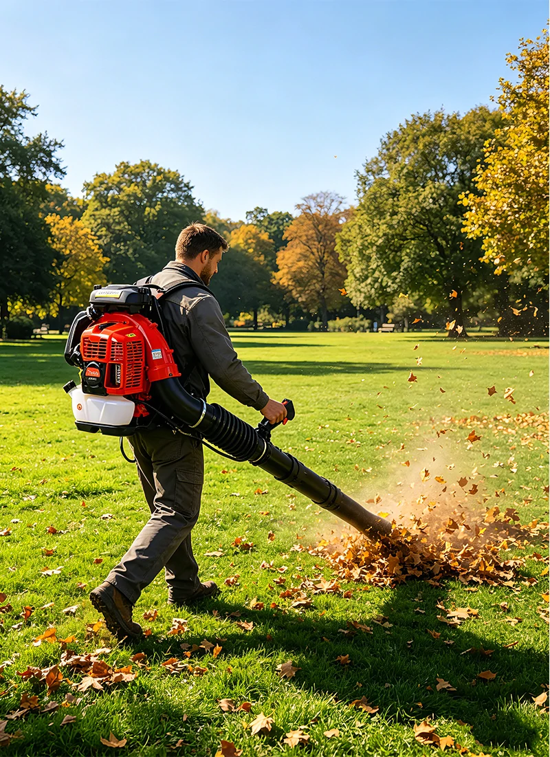 Commercial Snow and Leaf Backpack Gas Blower