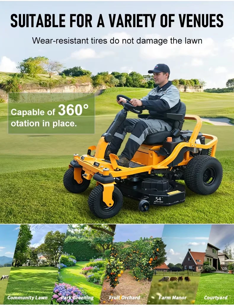 XH-54 Professional 54 Inch 27HP Zero Turn Riding Mower