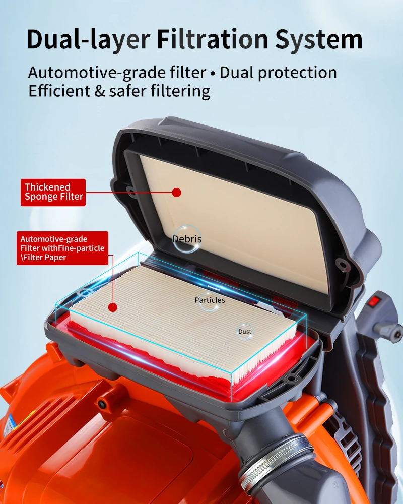 XH-EB9500 Backpack Gasoline Leaf Blower
