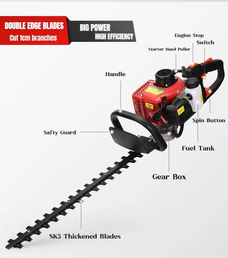 2-Stroke Professional Gas Hedge Trimmer