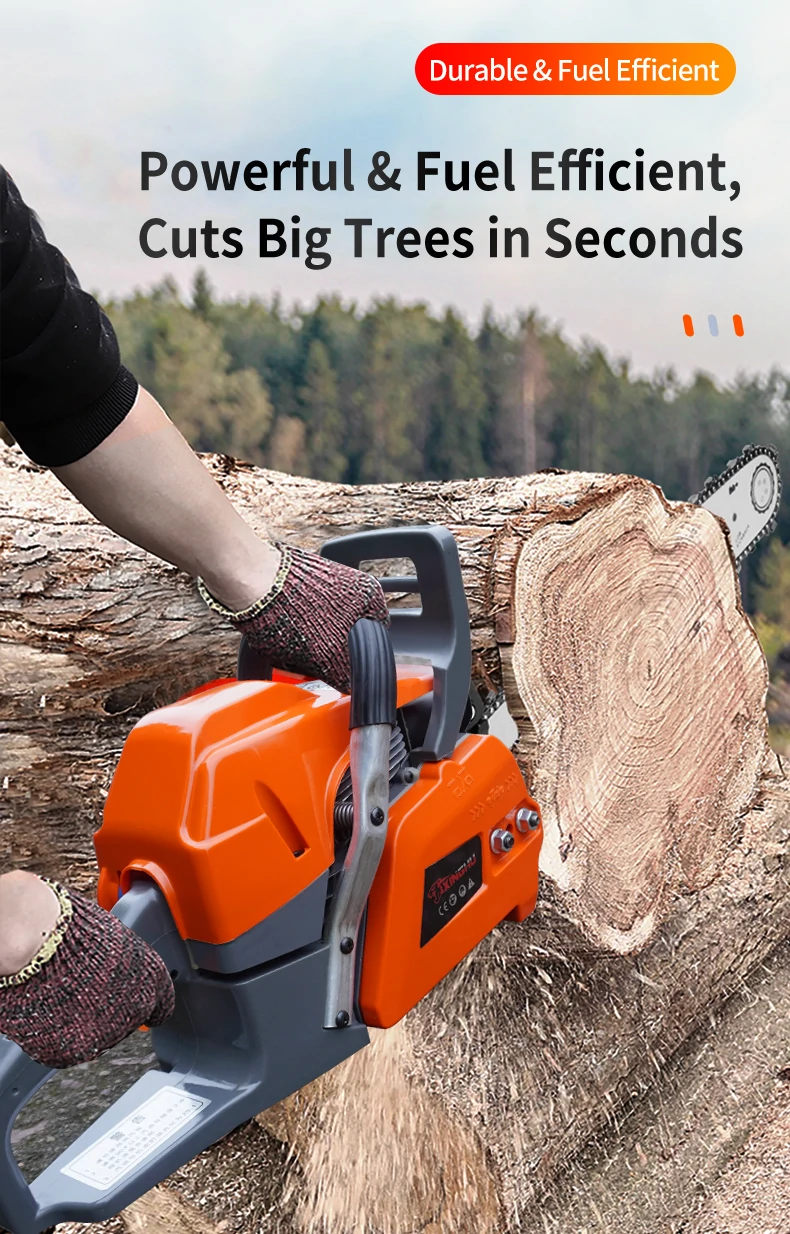 2 stroke gasoline chainsaw