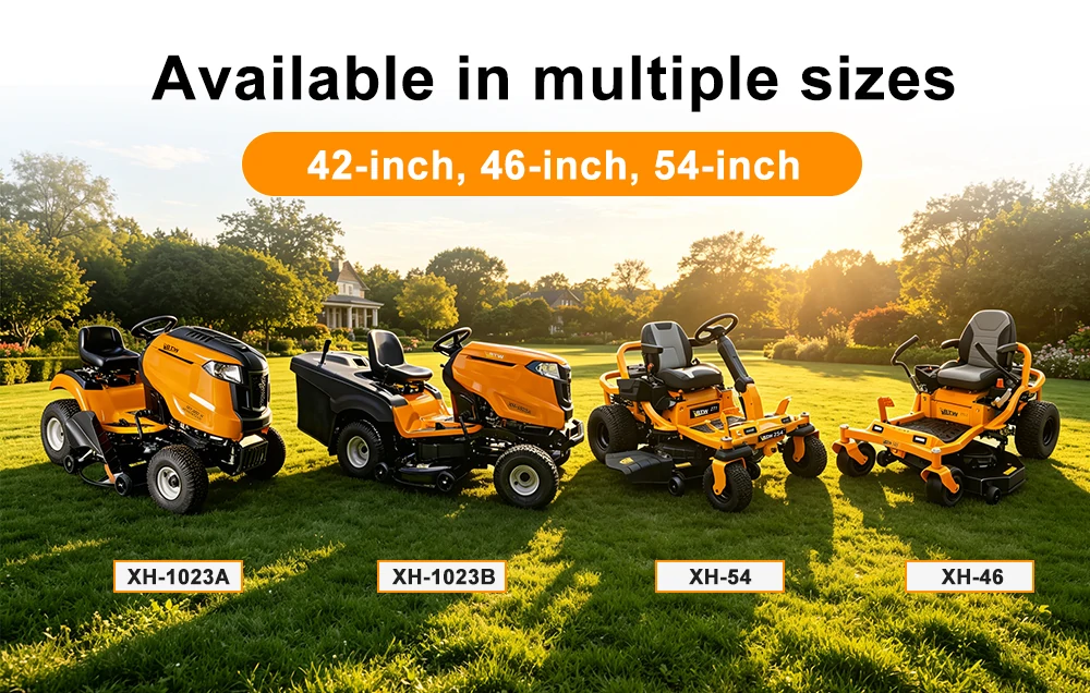 Heavy-Duty Lawn Mower with Side Discharge