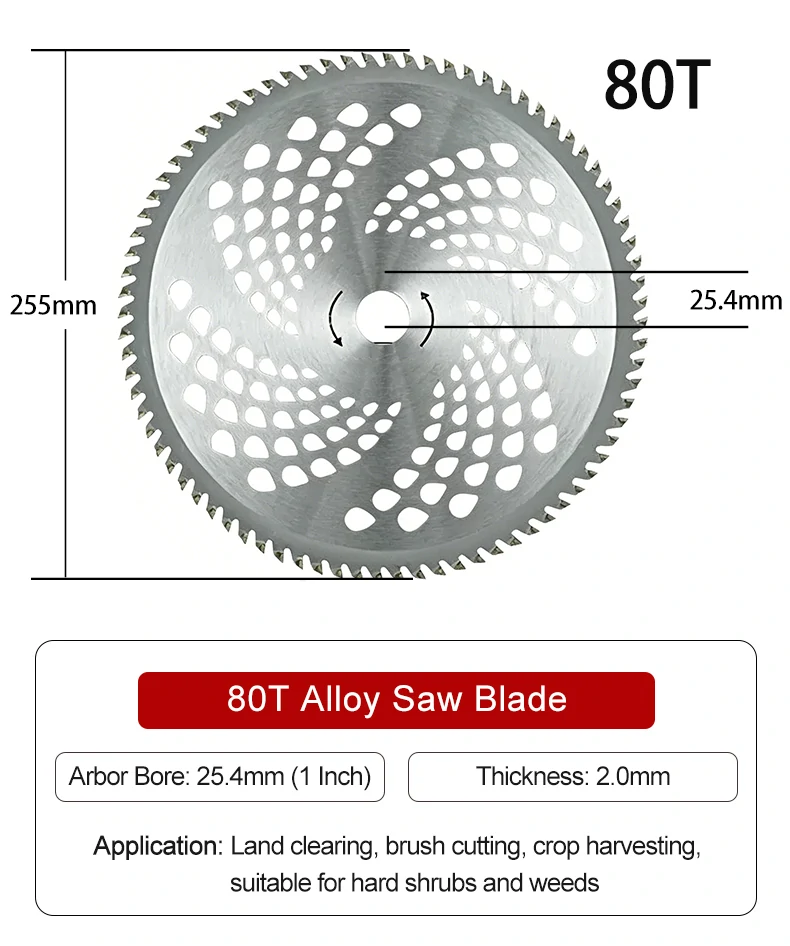 brush cutter replacement blades